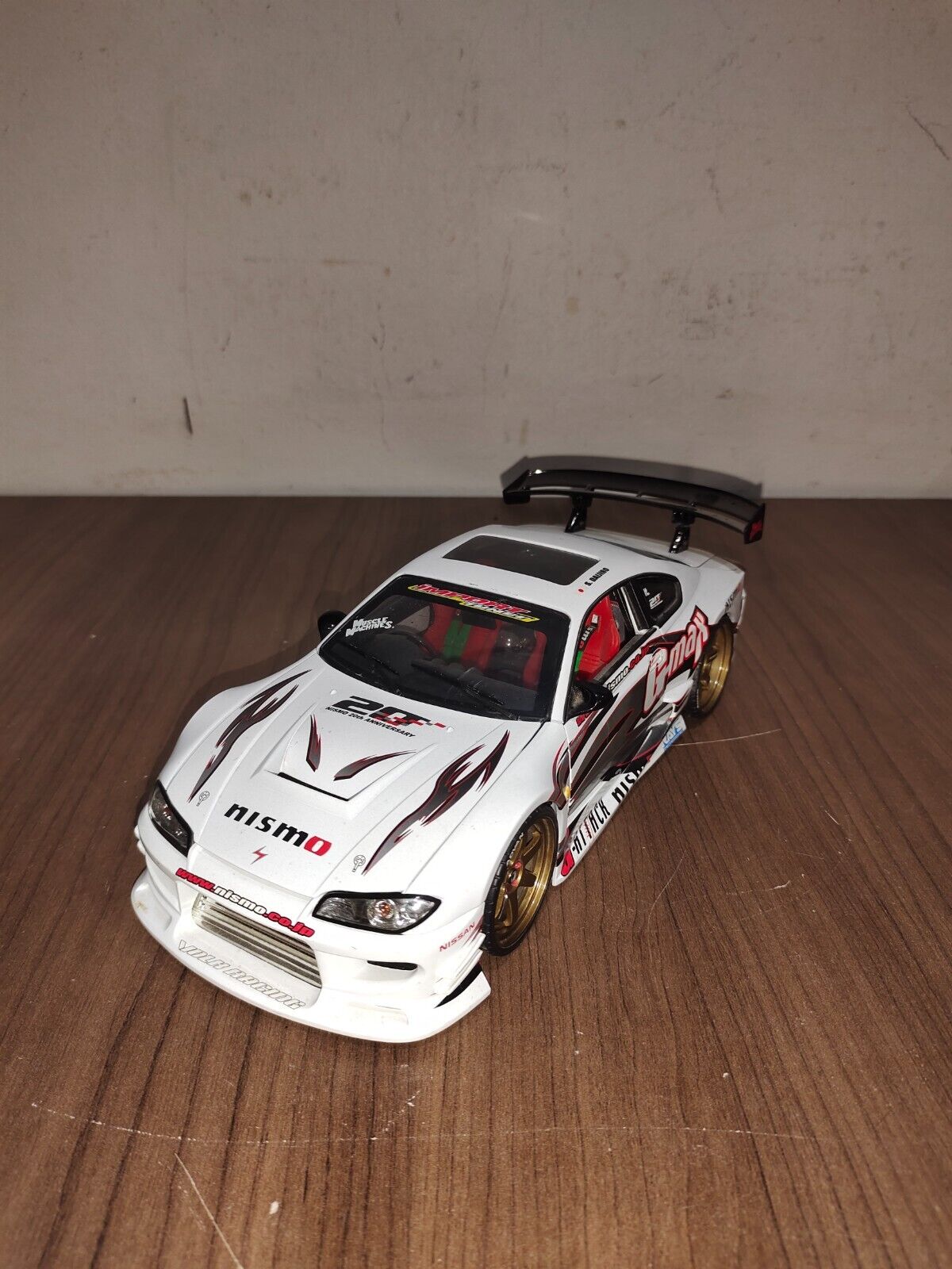 1:18 MUSCLE MACHINES NISSAN SILVIA S15 G-MAX AMZ #1250 - WHITE