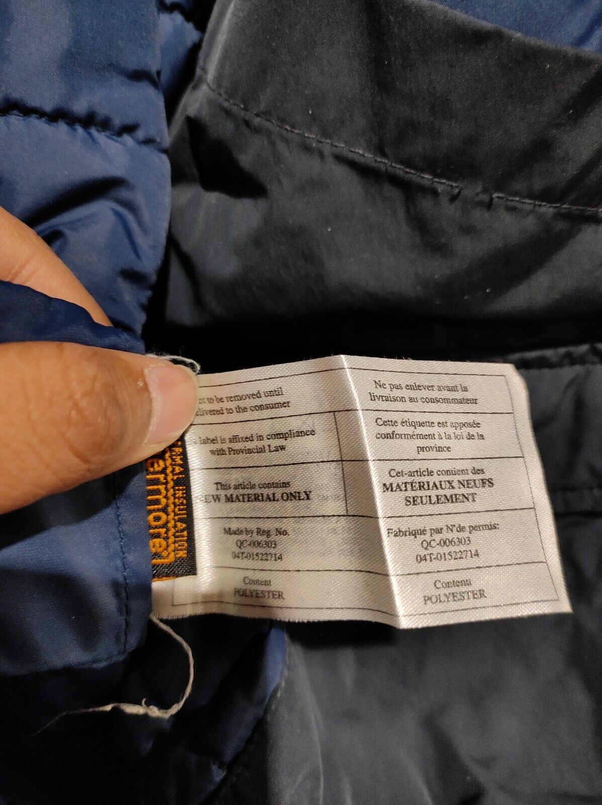 Woolrich Appalachian Parka Jacket Men's Size- S Black Down