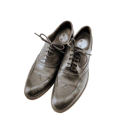 B2 Wingtip Derby Oxfords Men's Size 43 Made in Portugal