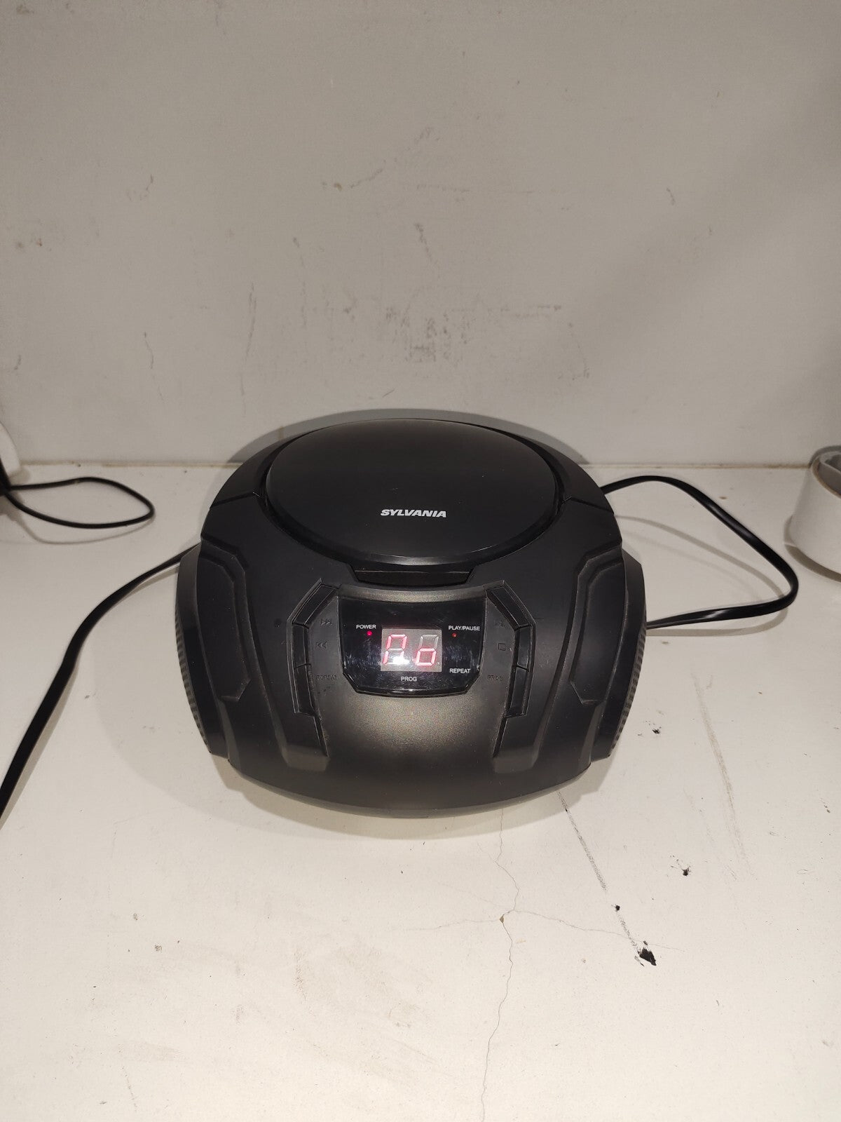 Sylvania Portable CD AM/FM Radio Player Boom Box - Black