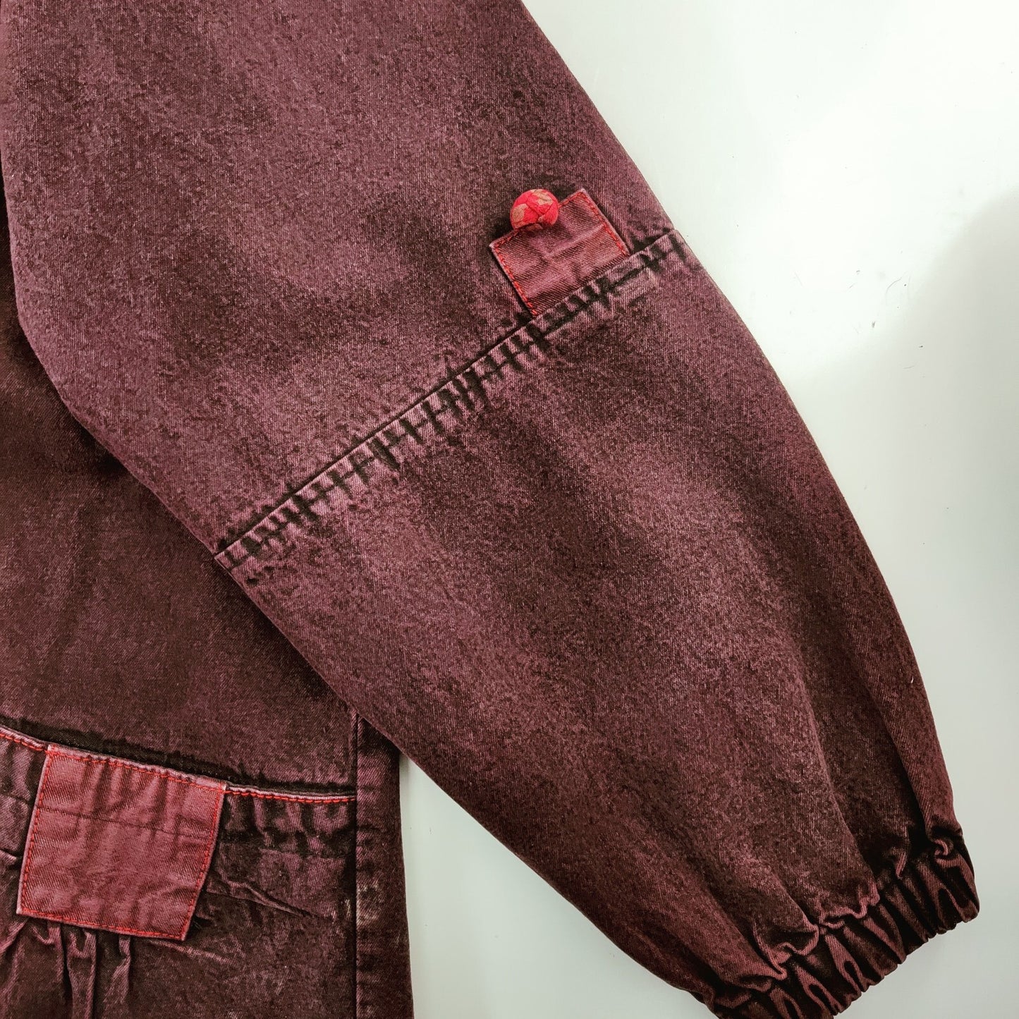 Unique Women's Purple Jacket with Flower Embroidery