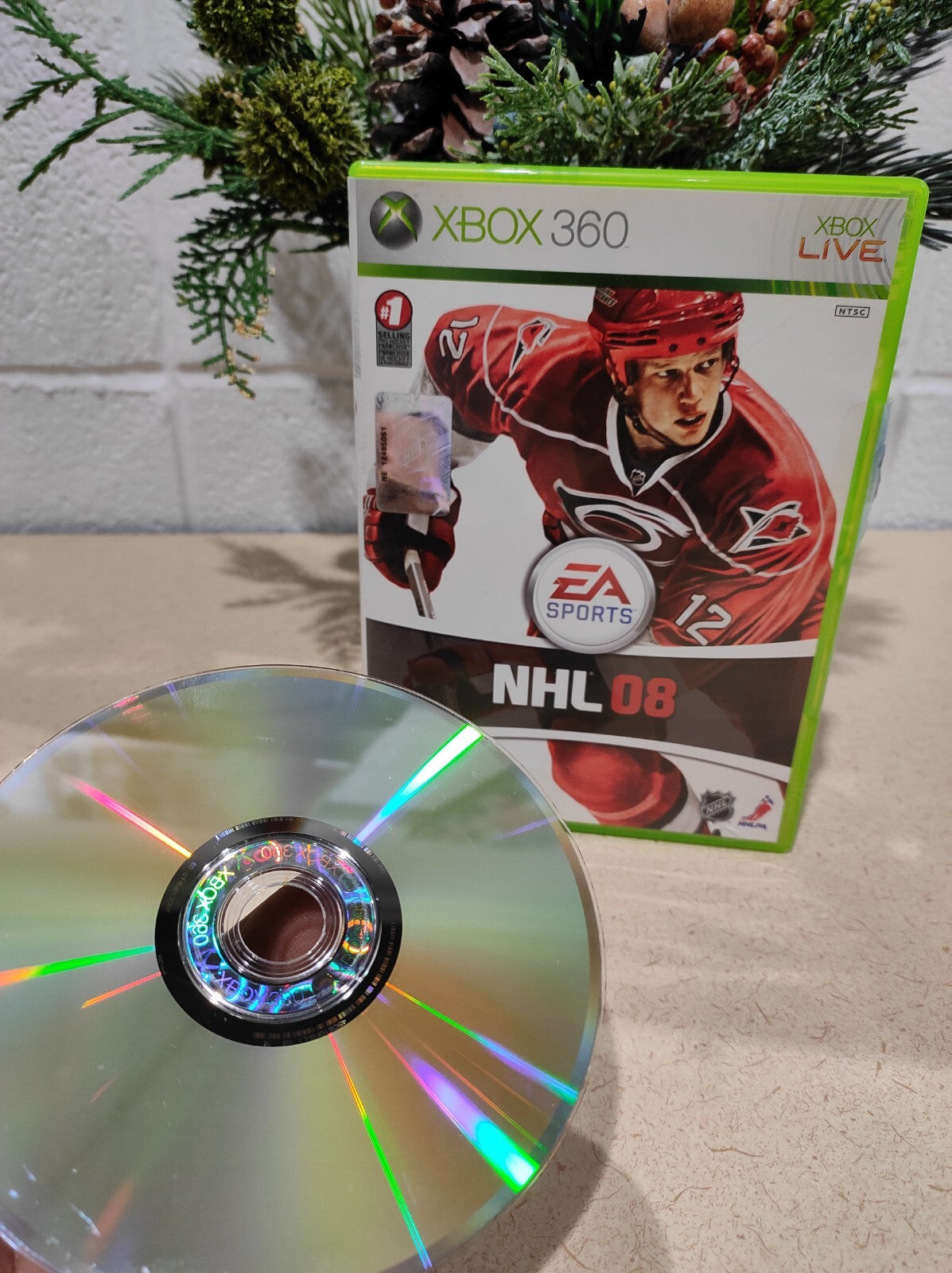 3 Game Lot Xbox 360 Hockey NHL 08, NHL 09, NHL 10
