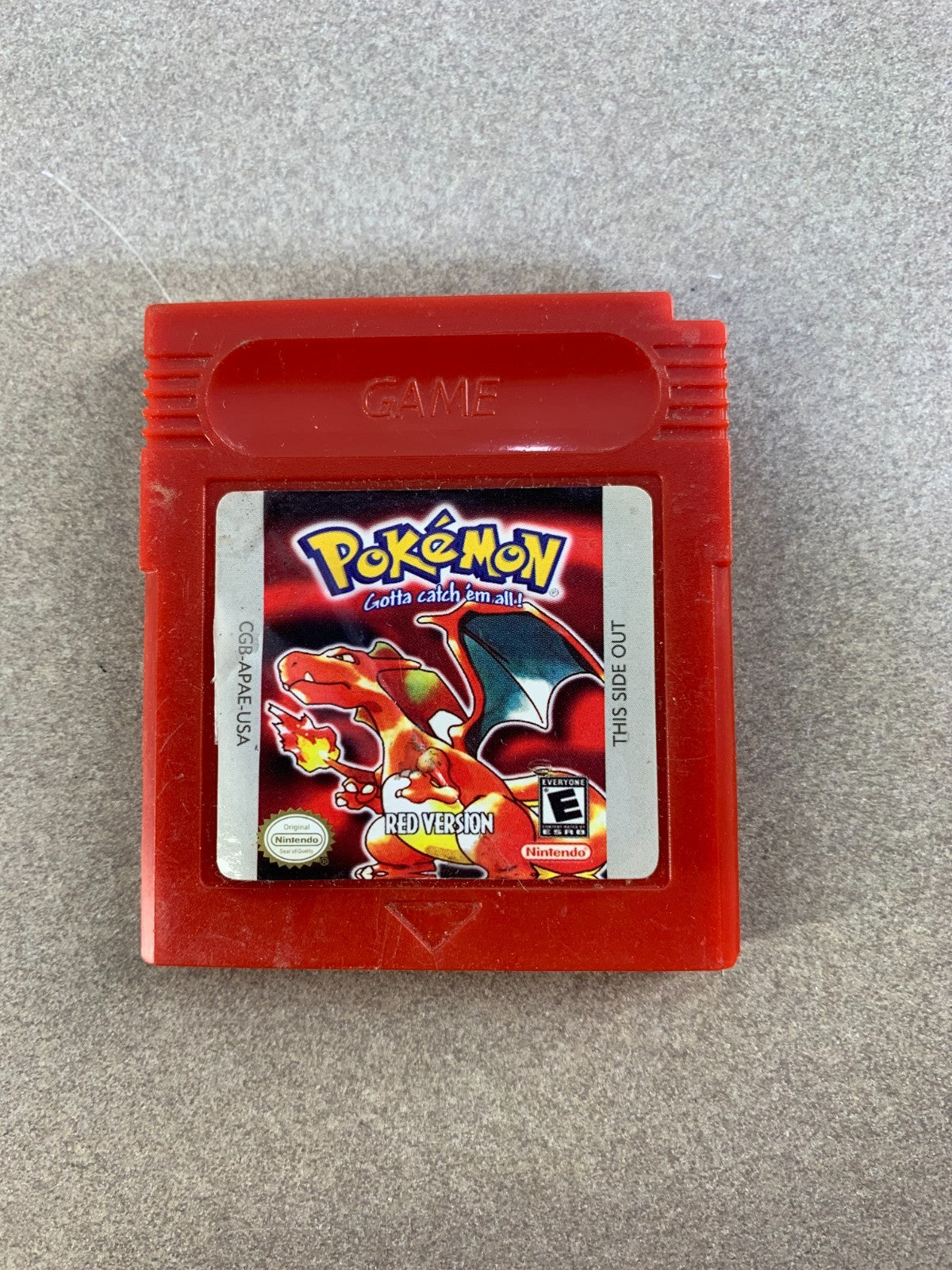 POKEMON RED VERSION GAME BOY **CARTRIDGE ONLY**