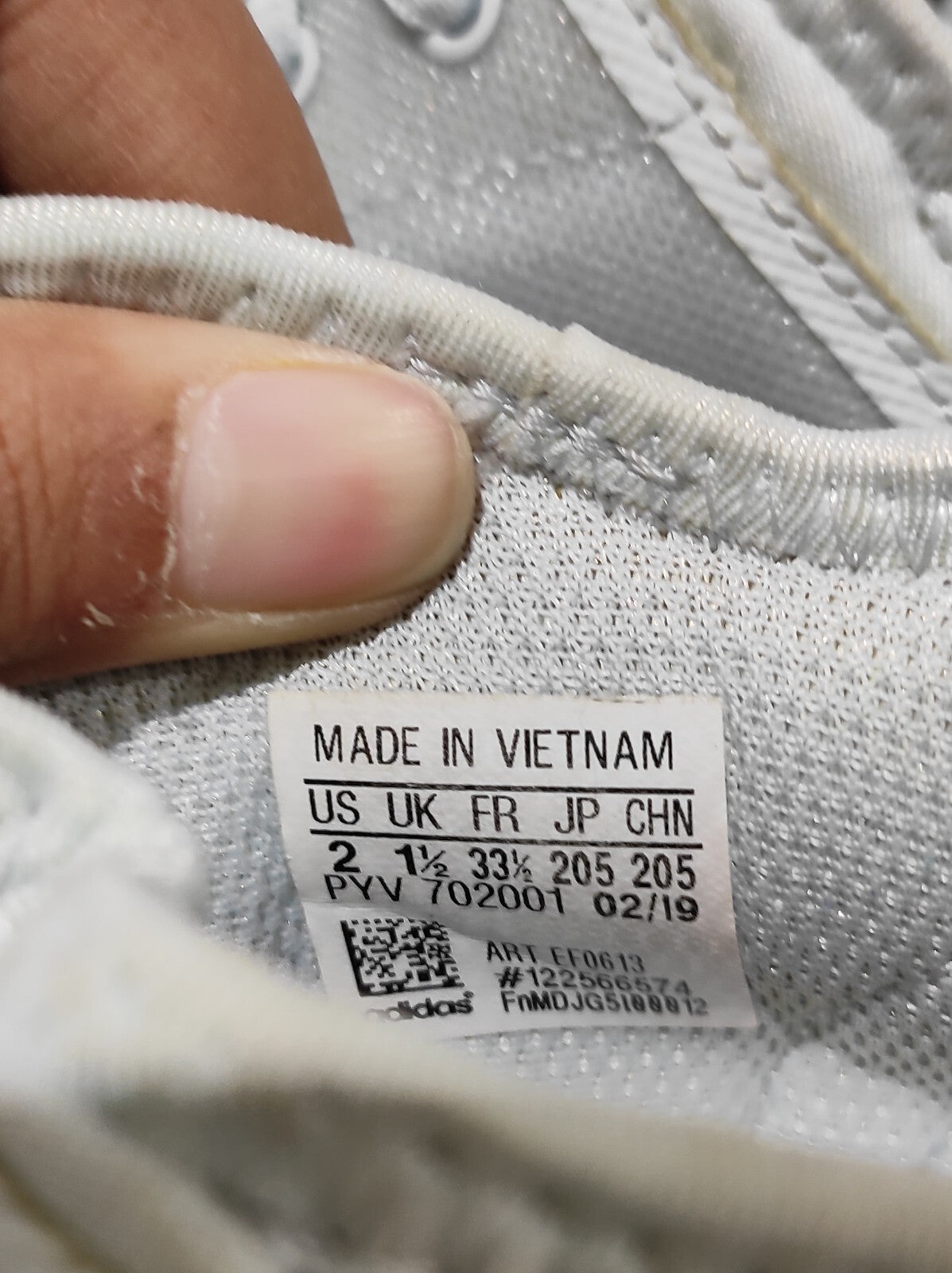 Adidas Court Jam Shoes Youth 2 Tennis Sneakers Lace Up Baby Blue