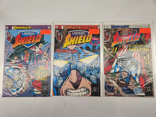 Legend of the Shield & The Original Shield Comic Lot - 21 Issues - Vintage Superhero Collection