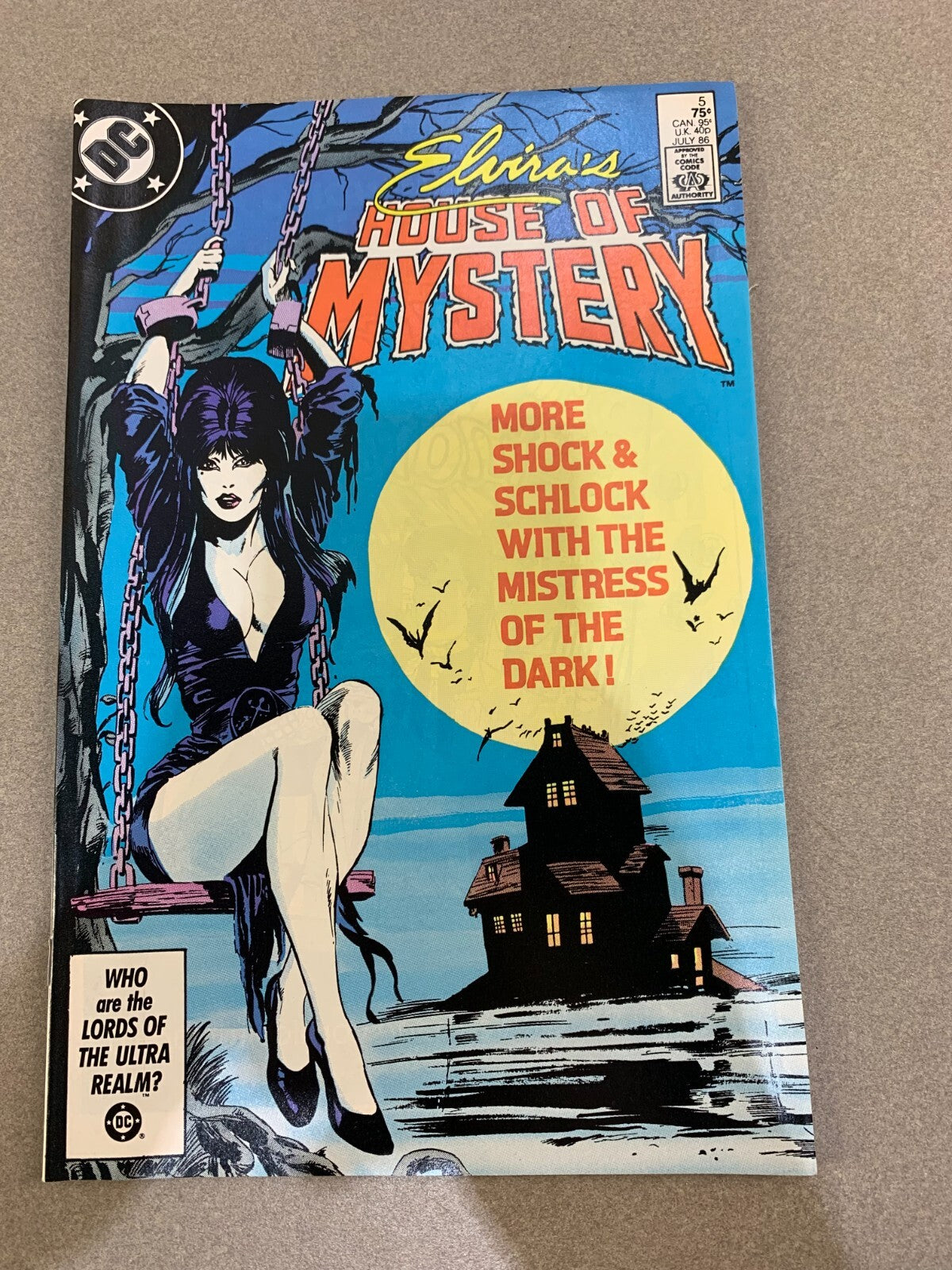 Elvira's House of Mystery #5 (DC Comics July 1986)