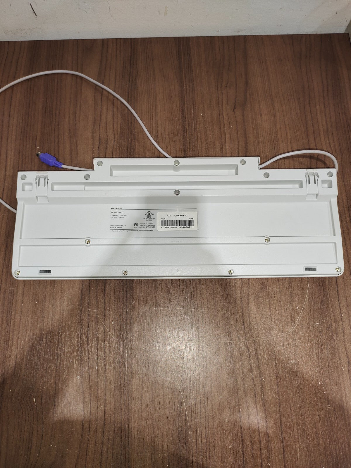 Sony Vaio PS/2 Wired Computer Keyboard PCVA-KB4P/U