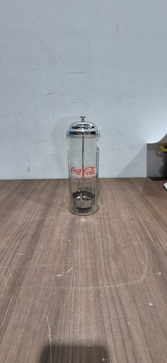 1992 Vintage Coca-Cola Straw Dispenser