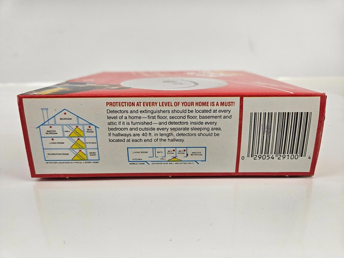 Wake N Warn Smoke Fire Alarm Detectors Security w/ 9v Battery
