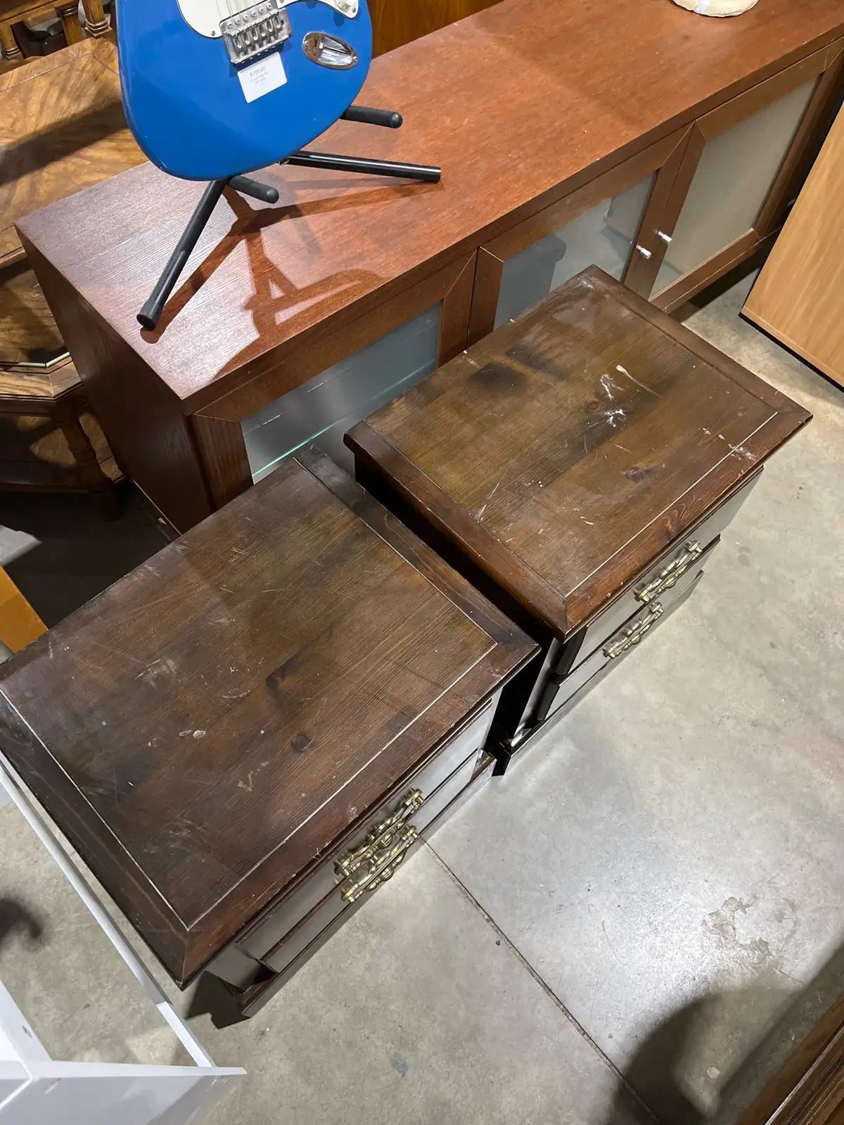 Set of two vintage nightstands