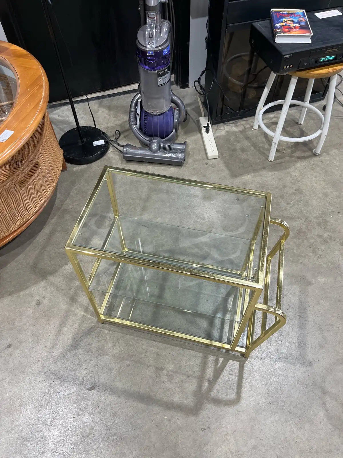 Gold coffee table