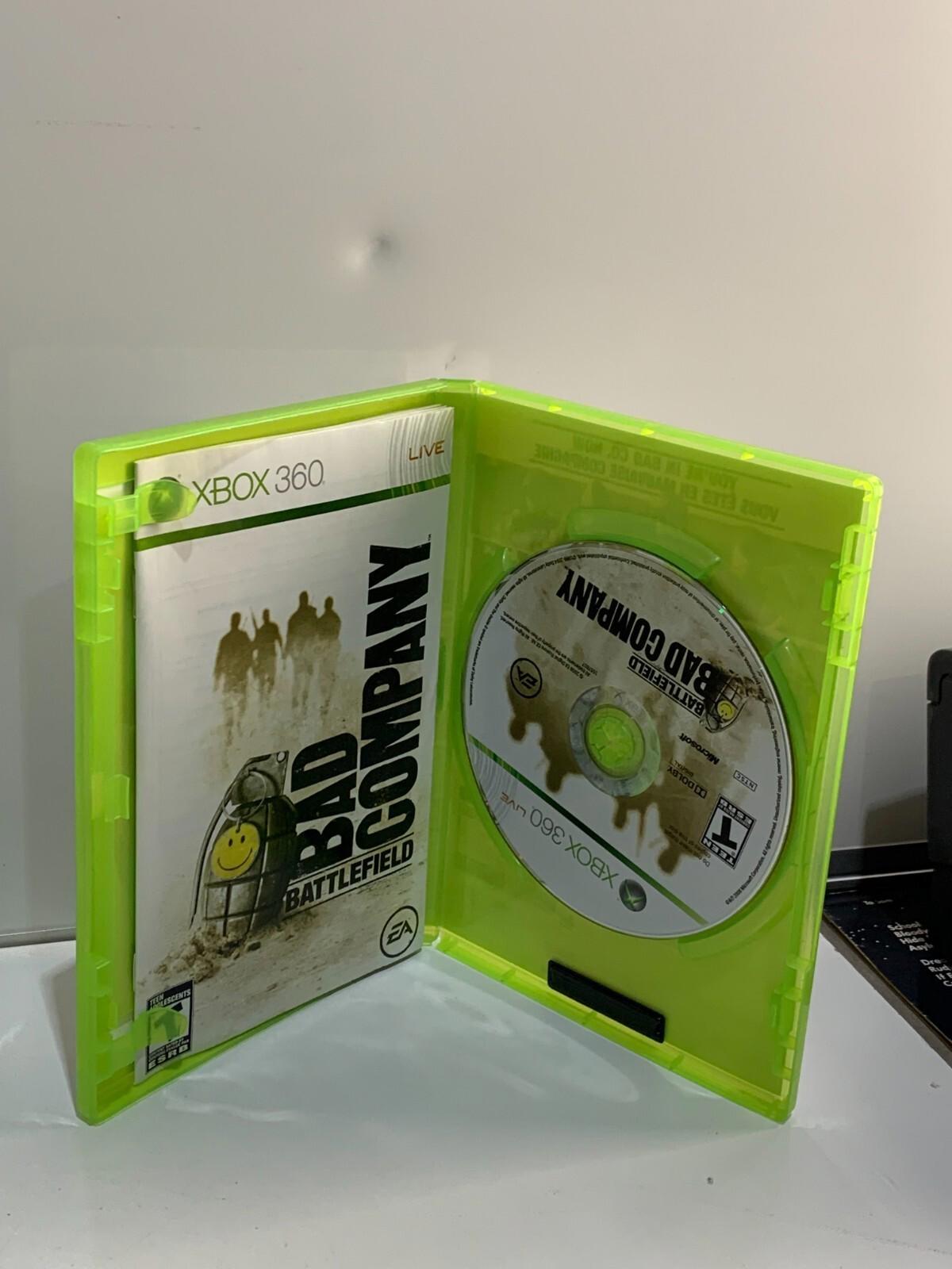 Lot of 2 Xbox 360 Games, Assassin's Creed & Battlefield Bad Company