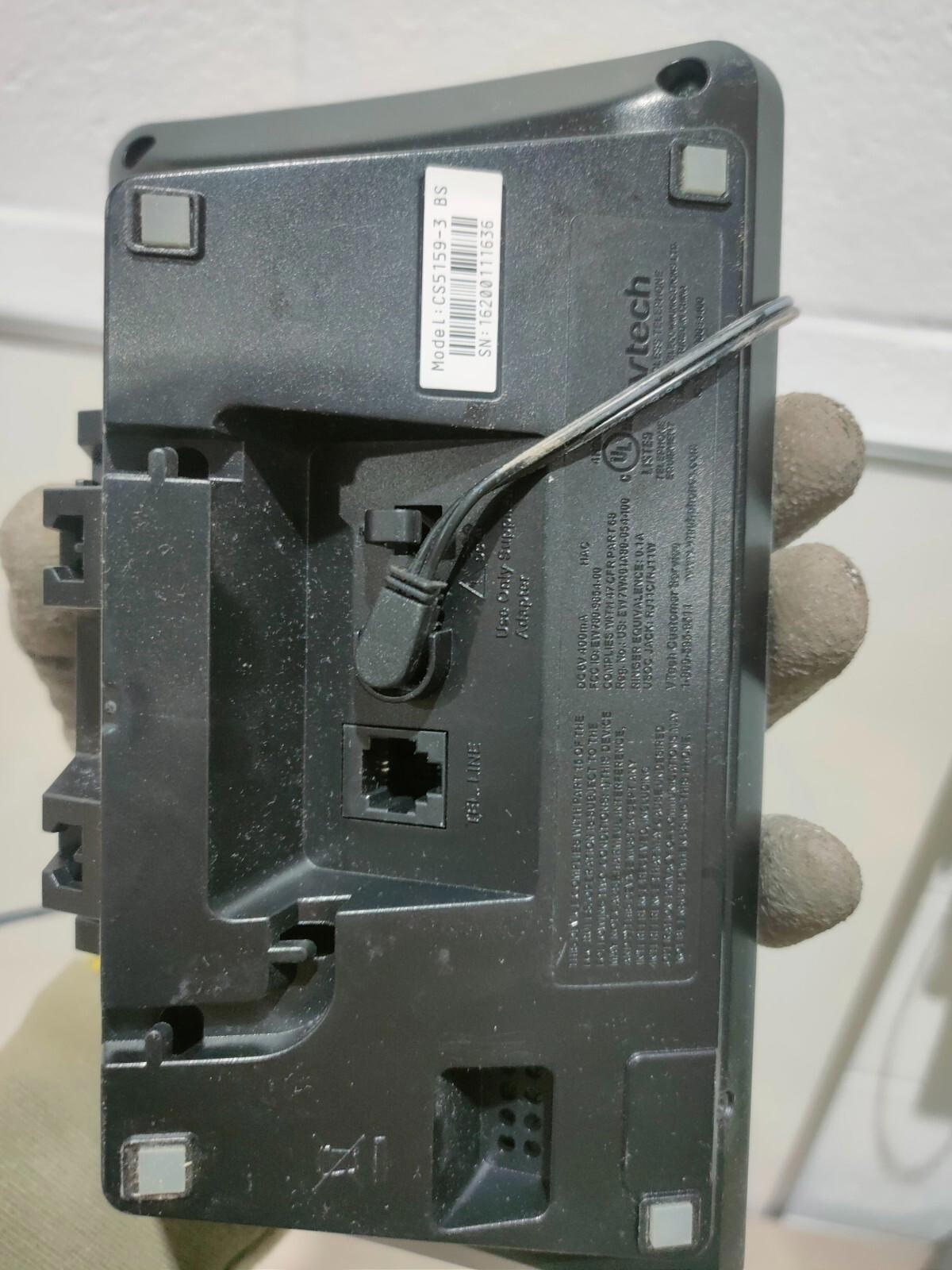 VTech Digital Answering System Handset Single Line Cordless Phone CS5159-3 BS