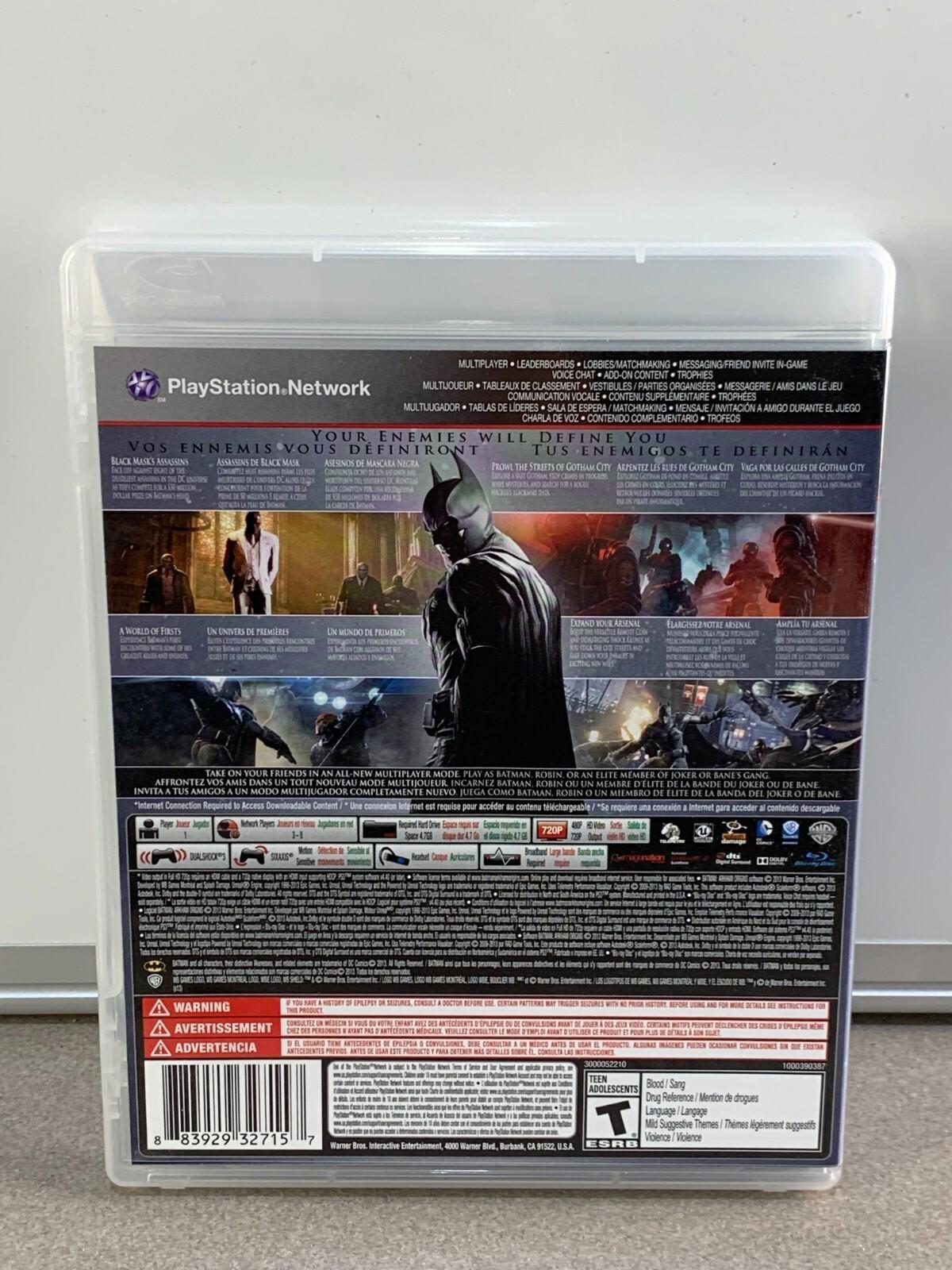 Batman: Arkham Origins PlayStation 3 PS3 CIB Complete