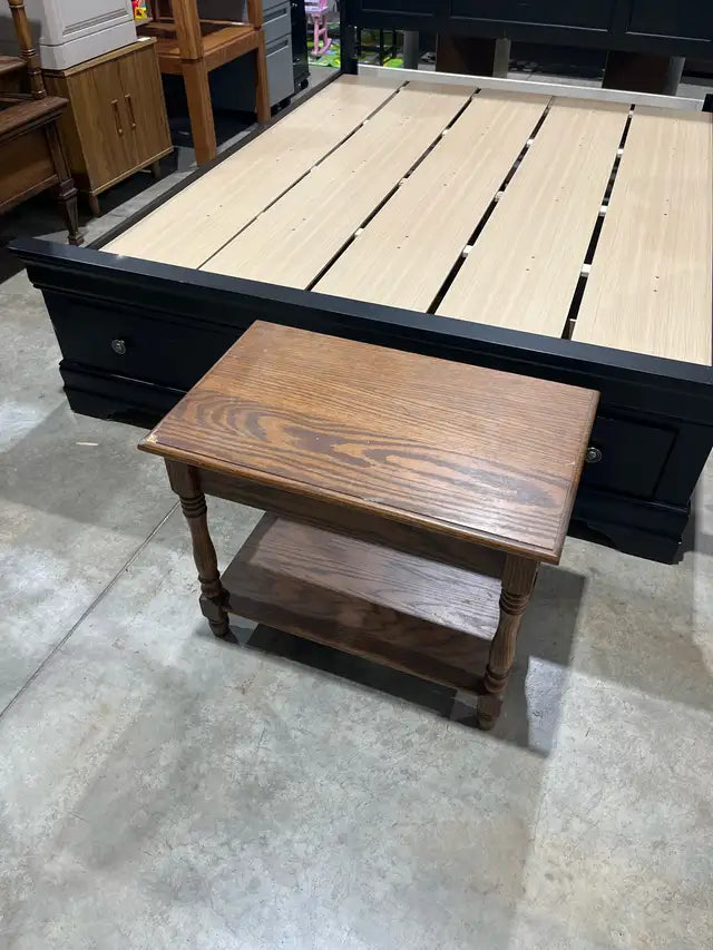 Vintage Wood Side Table