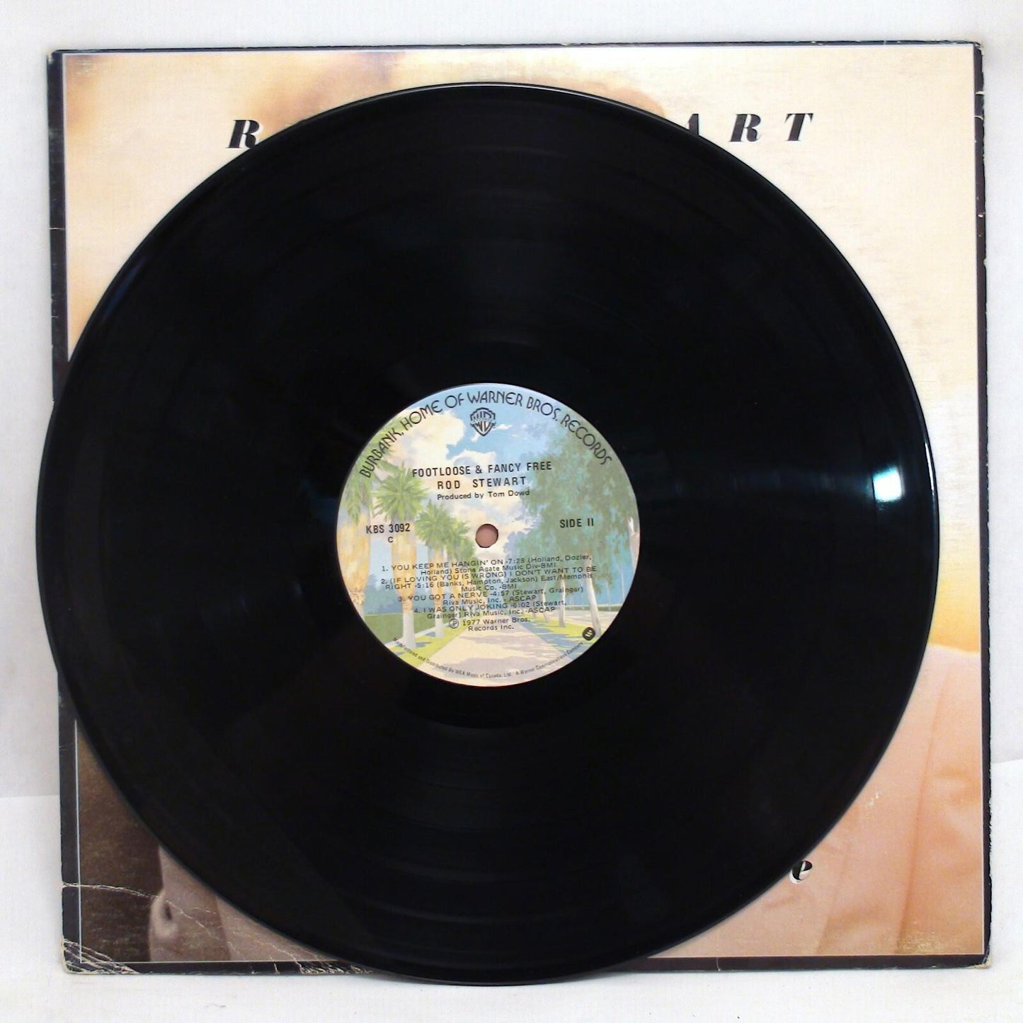 Good Condition Rod Stewart Foot Loose & Fancy Free Vinyl Album Record LP