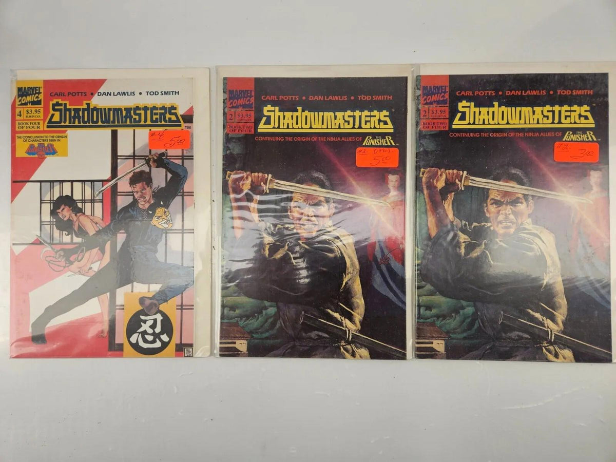 Marvel Comics Shadow masters #2, 4 - Lot of 6