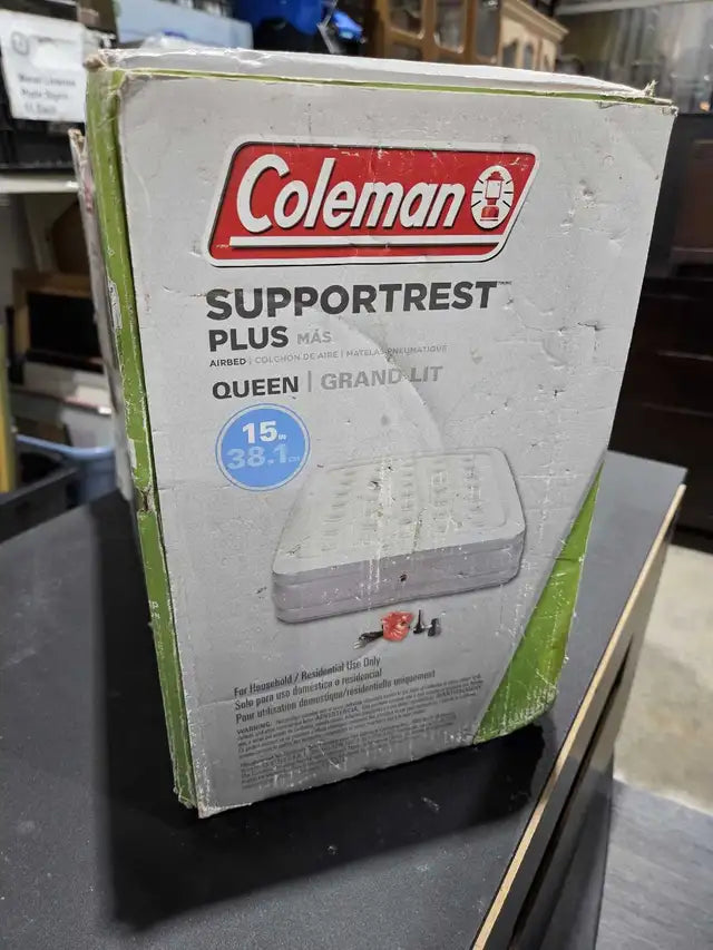 New! Coleman Supportrest Queen Airbed with Pump
