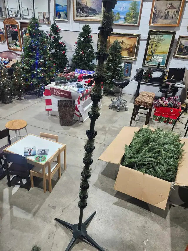Artificial 7ft Christmas Tree - Assembly Required