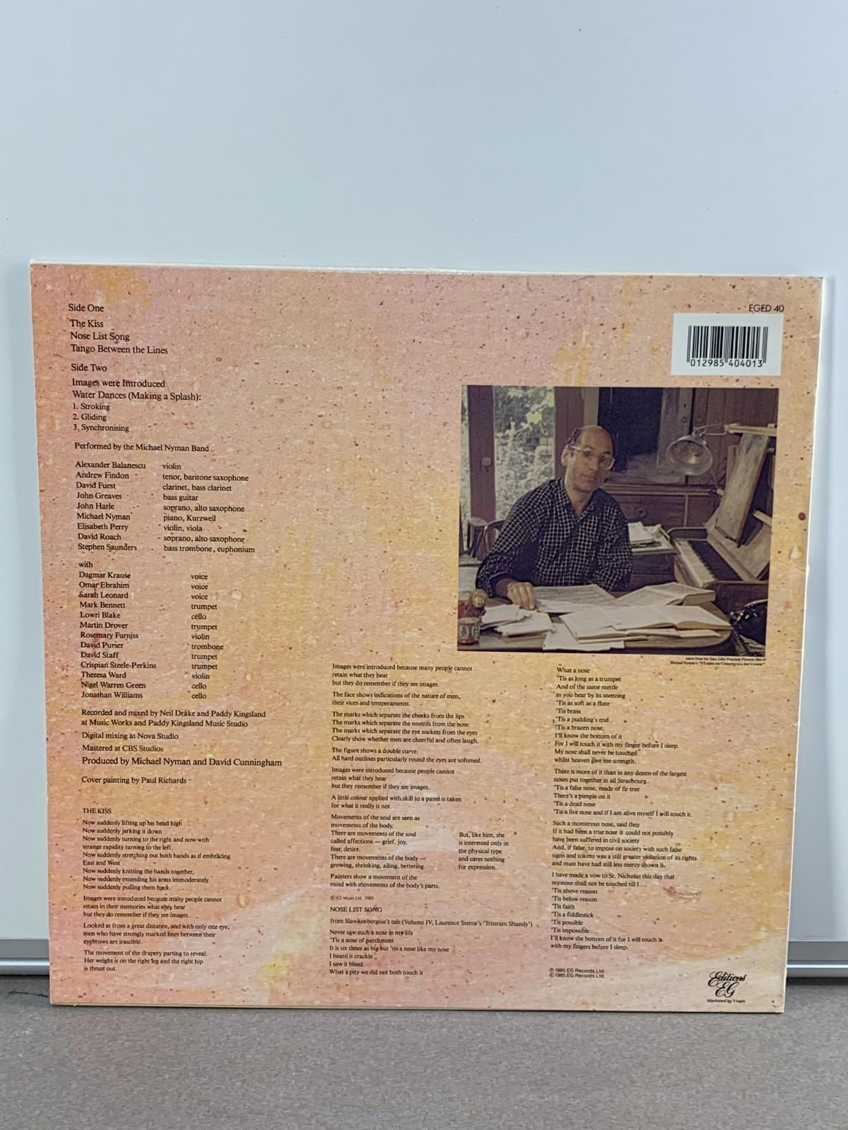 Michael Nyman – The Kiss and Other Movements - LP 1985 - EGED 40