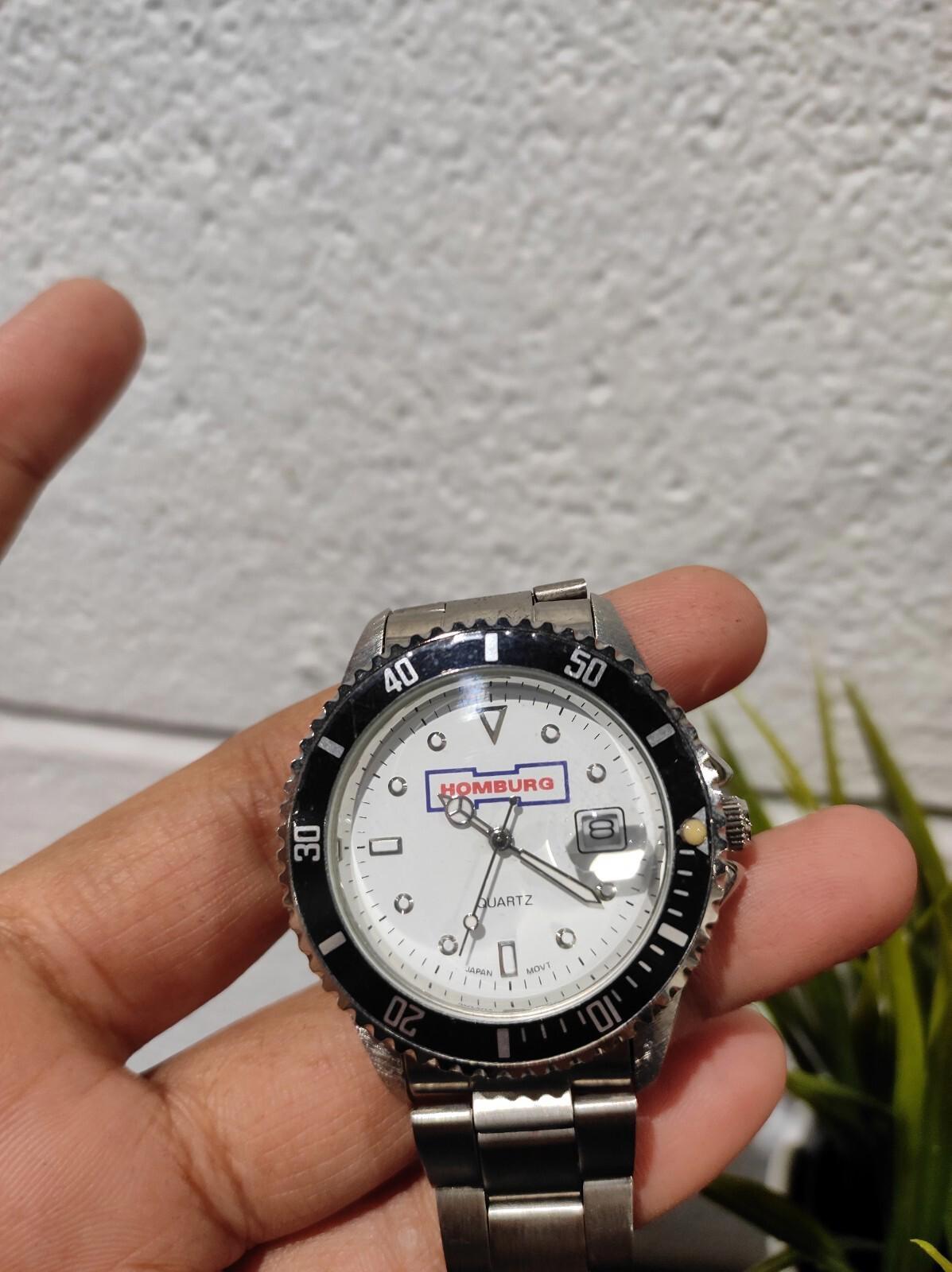 Homburg Quartz Watch Stainless Steel Belt
