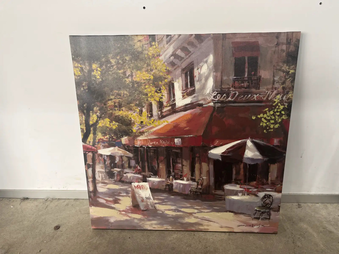 Paris Cafe Painting