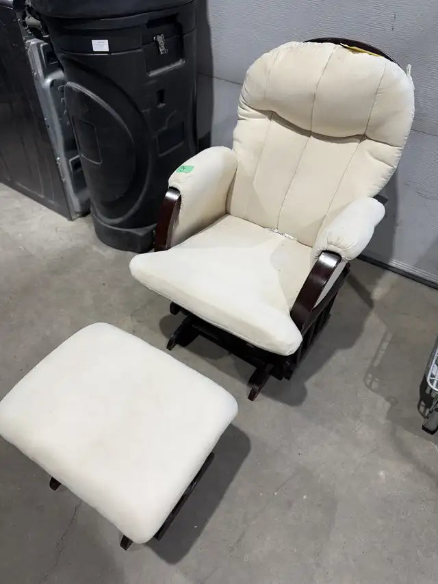 Storkcraft Glider and Ottoman