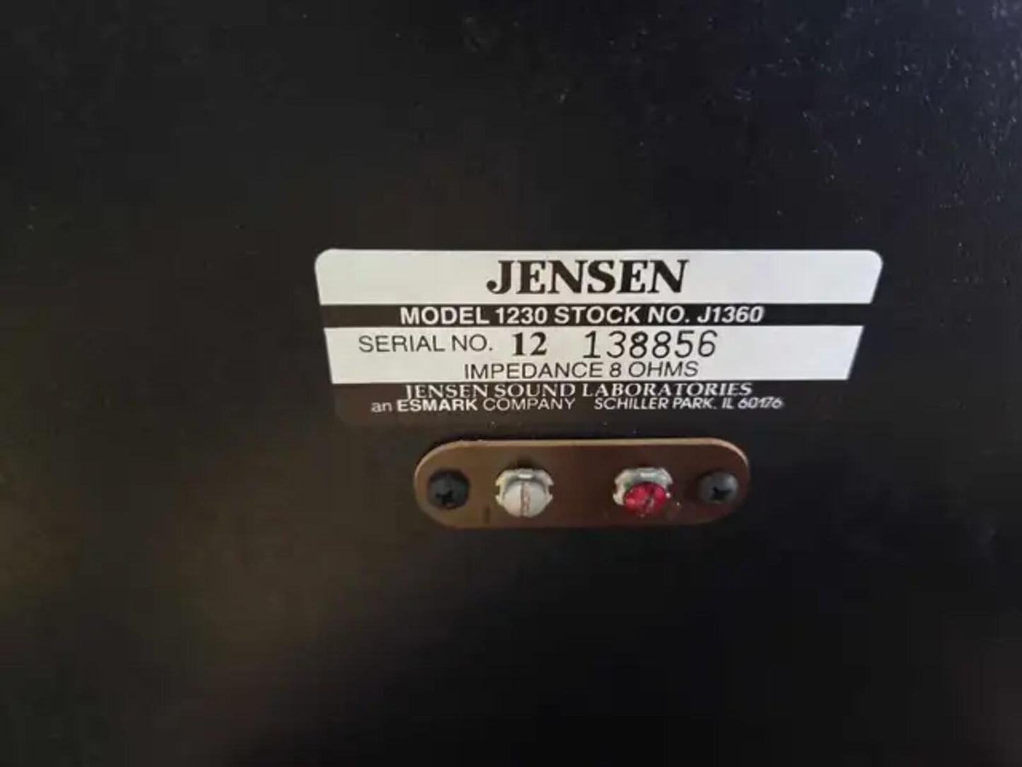 Jensen 12" 3-Way Concert Speakers - 2 Available