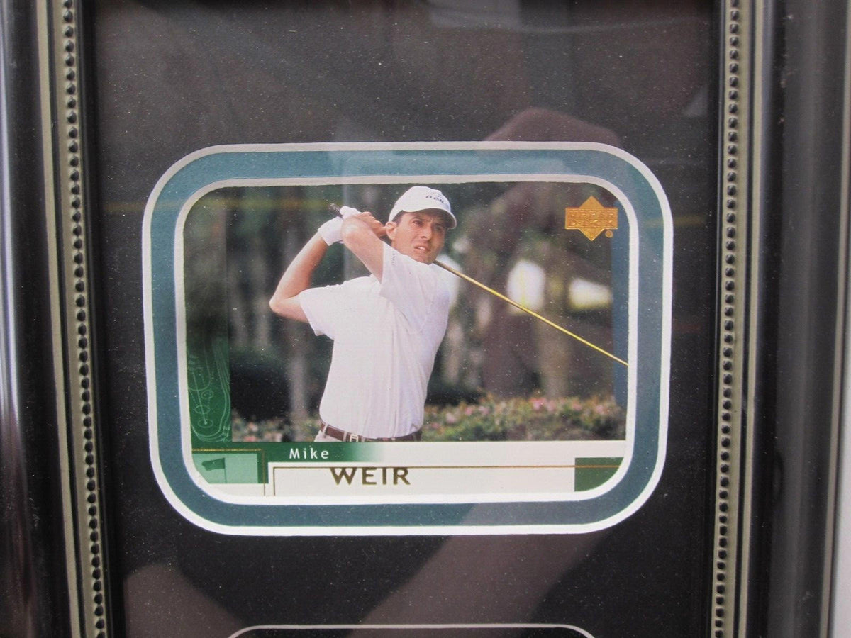 Upper Deck 2002 Mike Weir Golf Card Framed