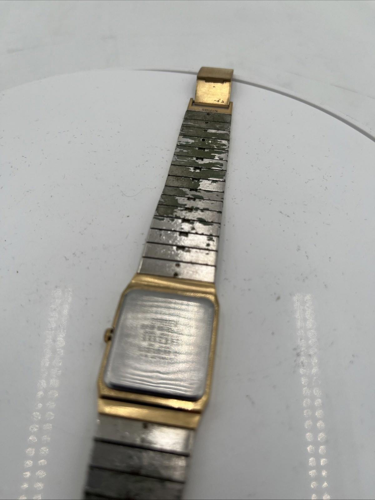 Vintage Citizen Quartz Gold-Tone Watch (Made in Japan)