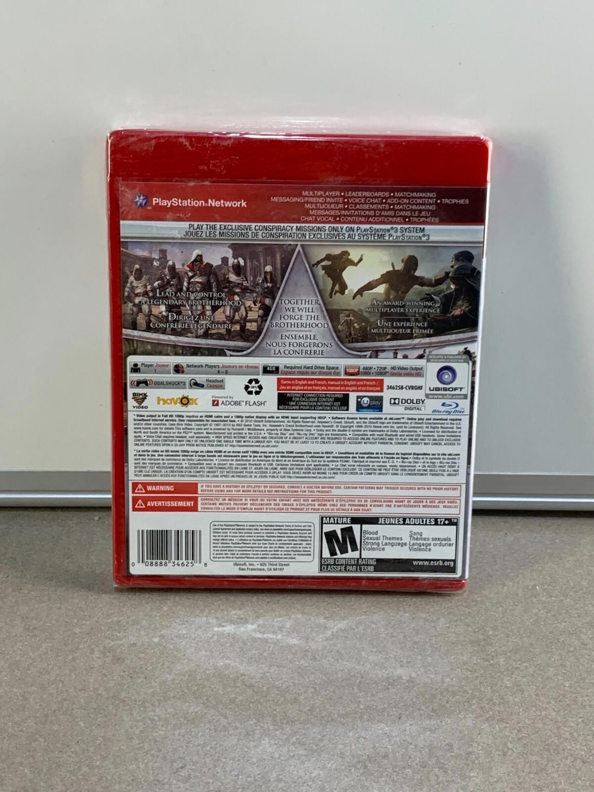 ASSASSIN'S CREED BROTHERHOOD - PS3 - New Sealed