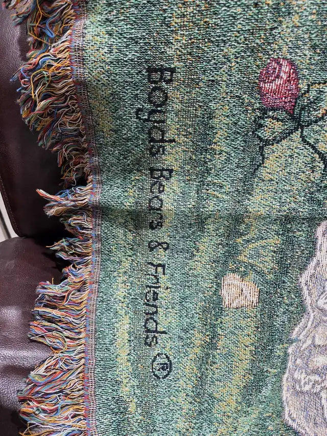 New! Boyds Bears 100% Cotton Throw Blanket
