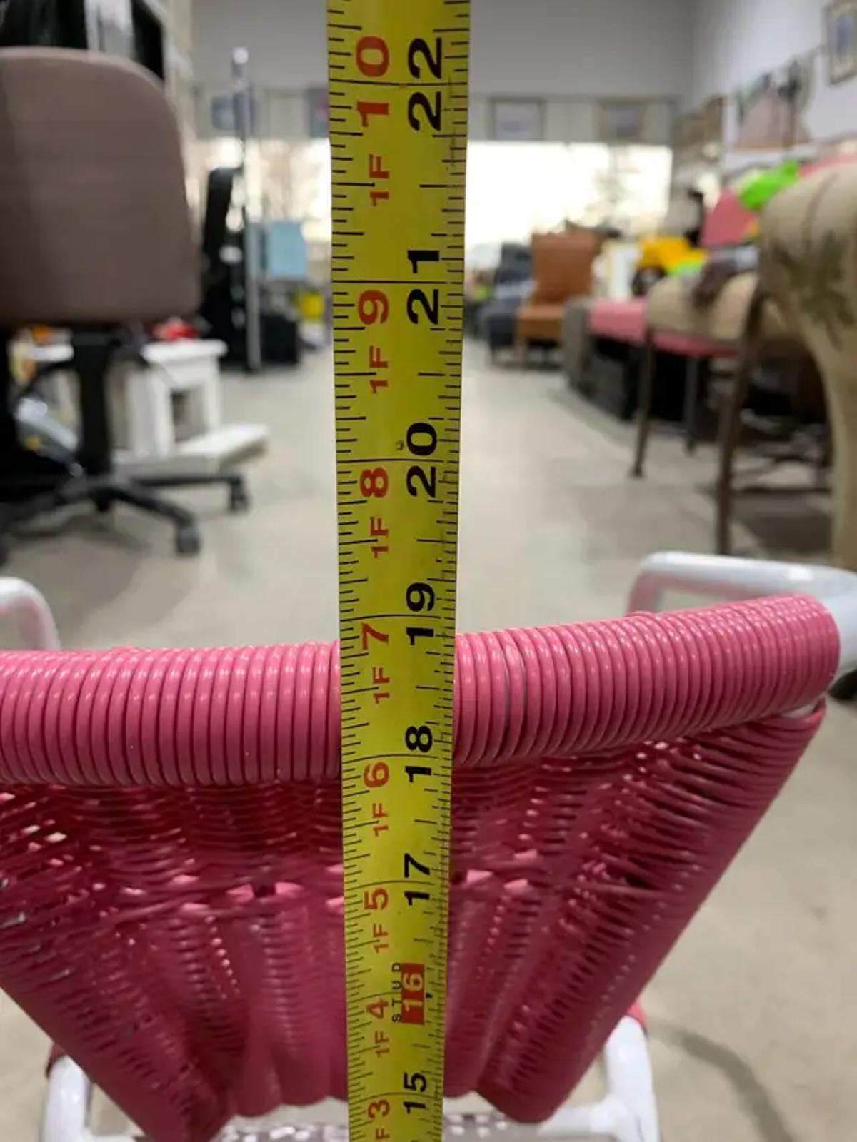 Pink Children’s Wicker Chair