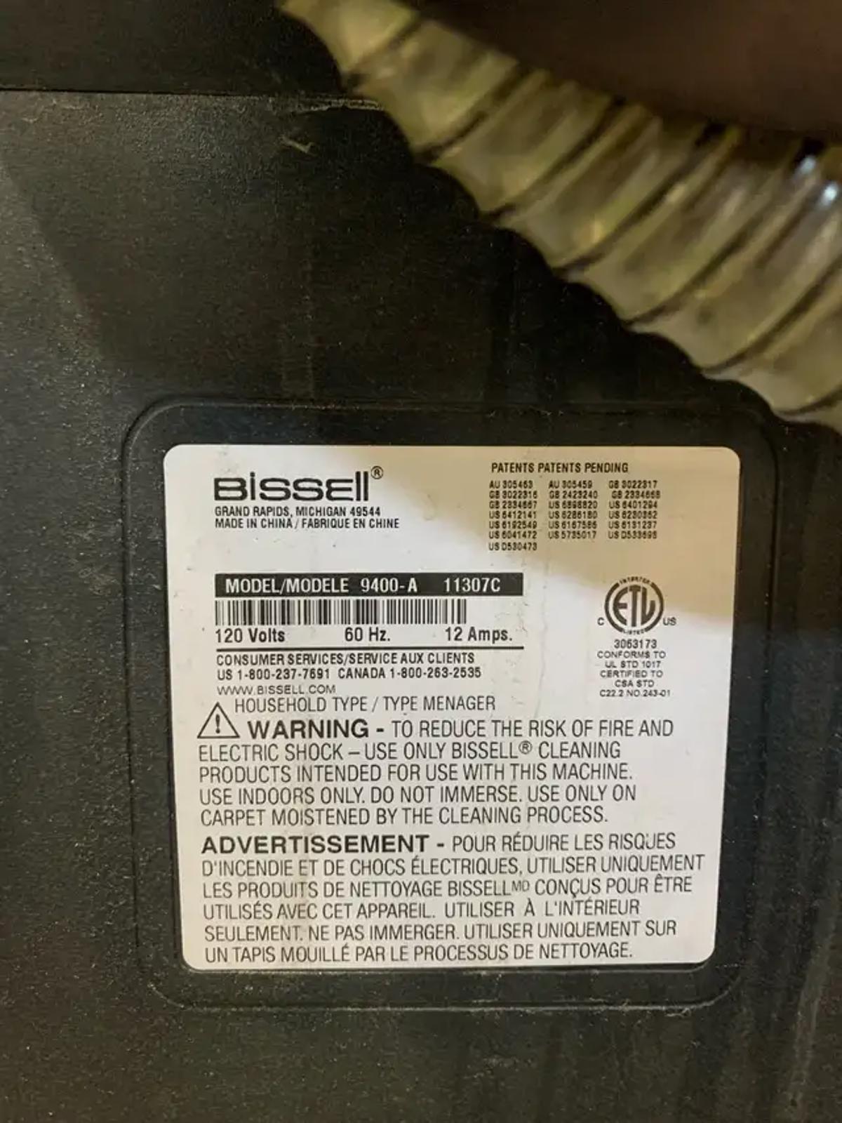 Bissell Proheat Pet 2X - Part Tested