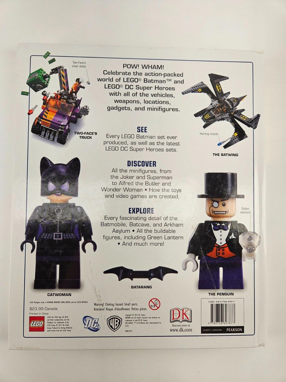 LEGO Superheroes Batman Book *Missing Minifigure*