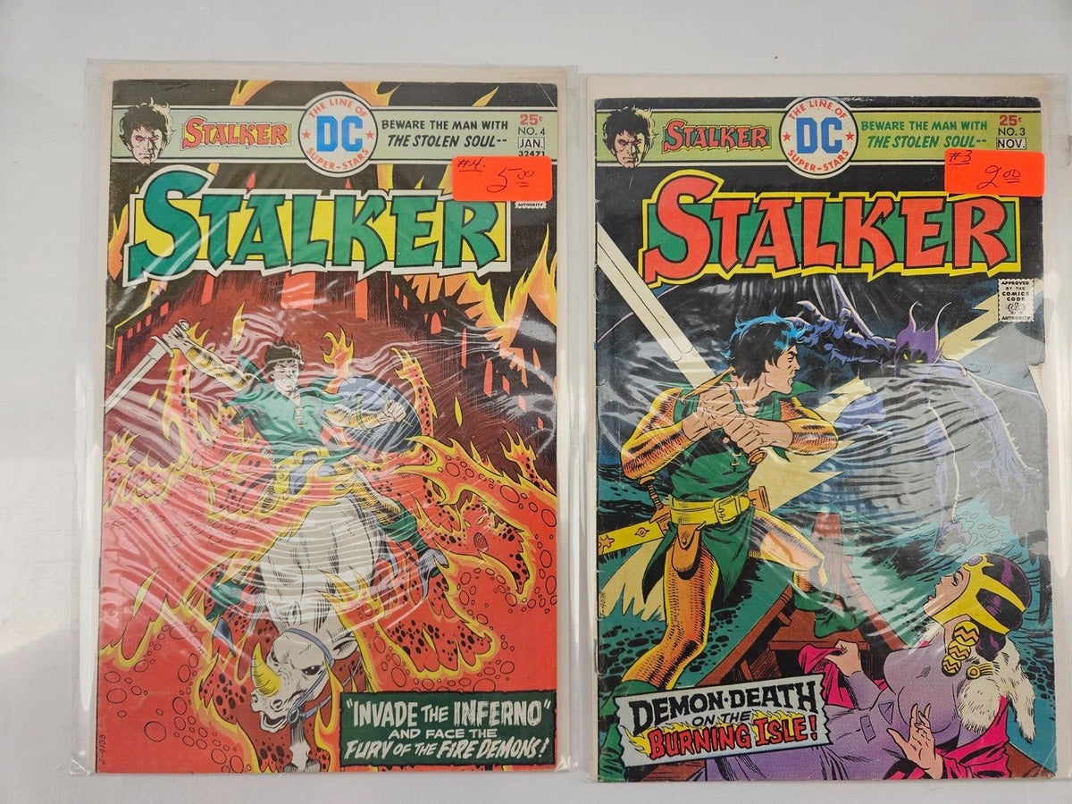 STALKER #3, 4 - DC Comics 1975
