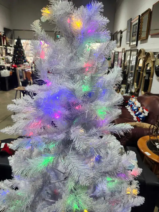 Holiday Time 6.5 Ft Pre-Lit White Tree