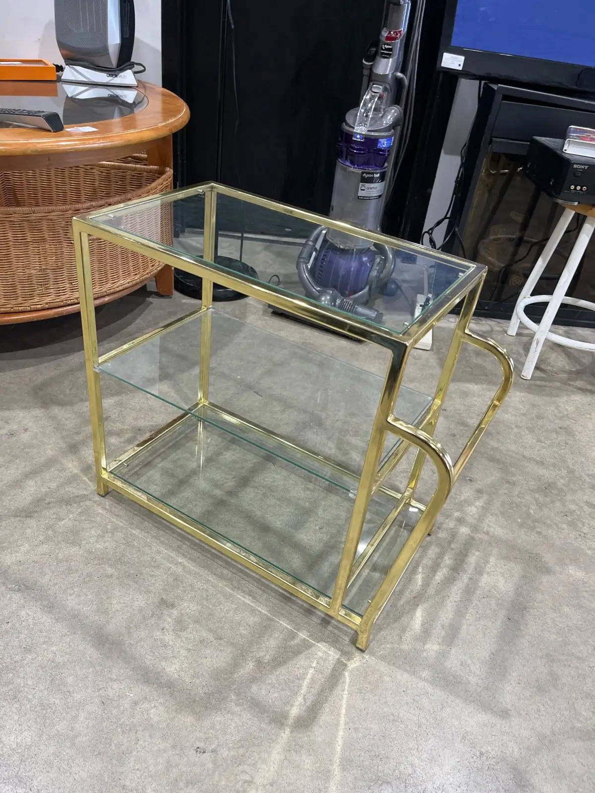 Gold coffee table