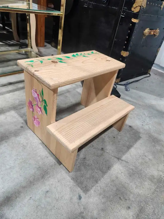 1ft Wooden Step Stool