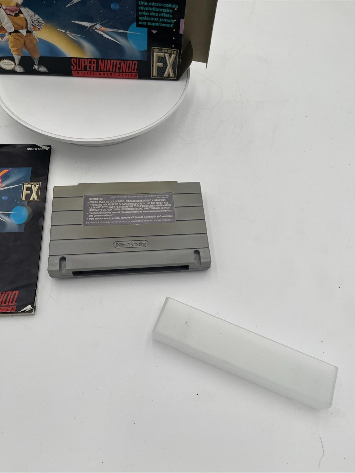 STARFOX (Super Nintendo, SNES, 1993) — CIB Complete With Manual