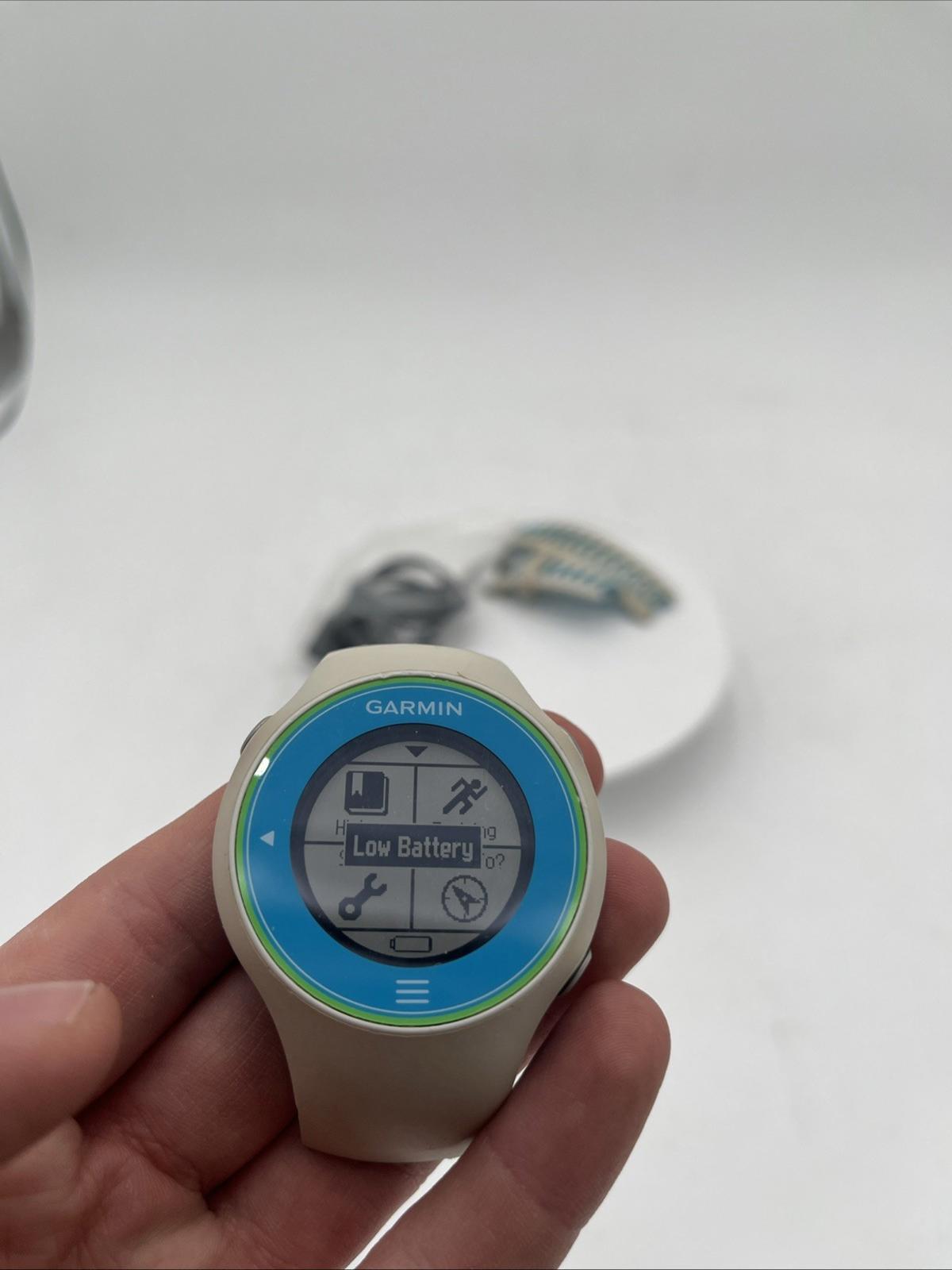 Garmin Forerunner 610 GPS Running Watch w/ Charging Cable Fully Functional FS