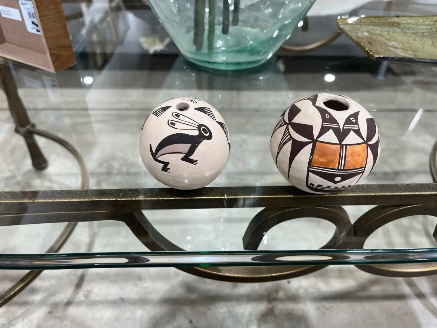 Acoma Pueblo seed pot - signed Dolores Lewis (Garcia)