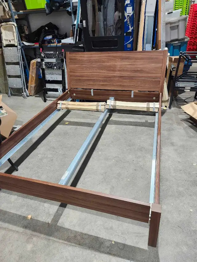 Ikea NYVOLL Queen Bedframe with Slats