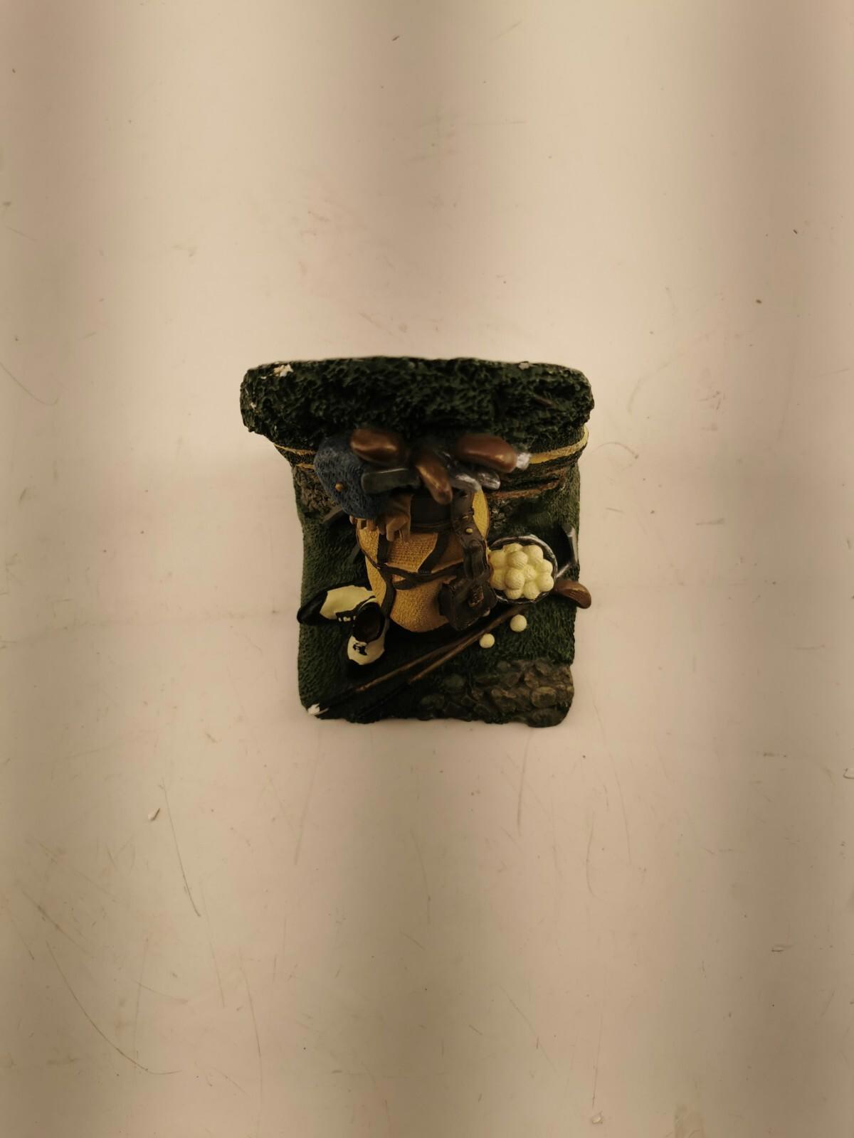 Figi Graphics Golf Bag, Golf Clubs, Golf Shoes, Golf Course 90s Vintage Bookends