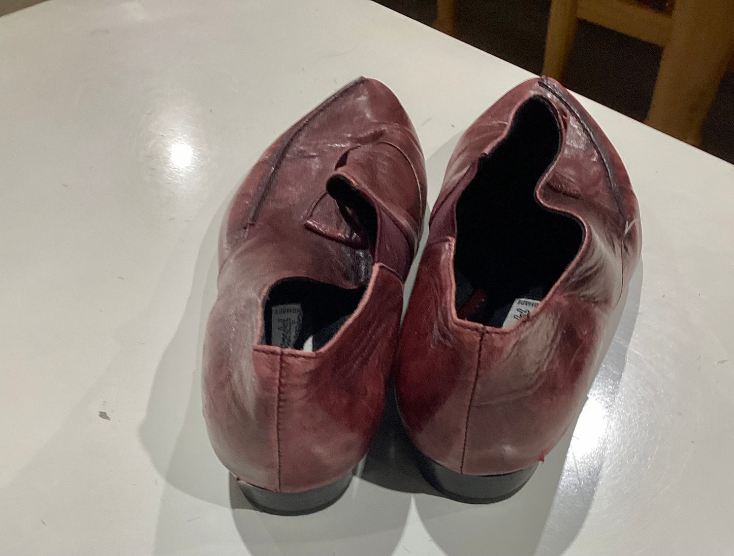 Arnold Churgin Red Leather Shoes