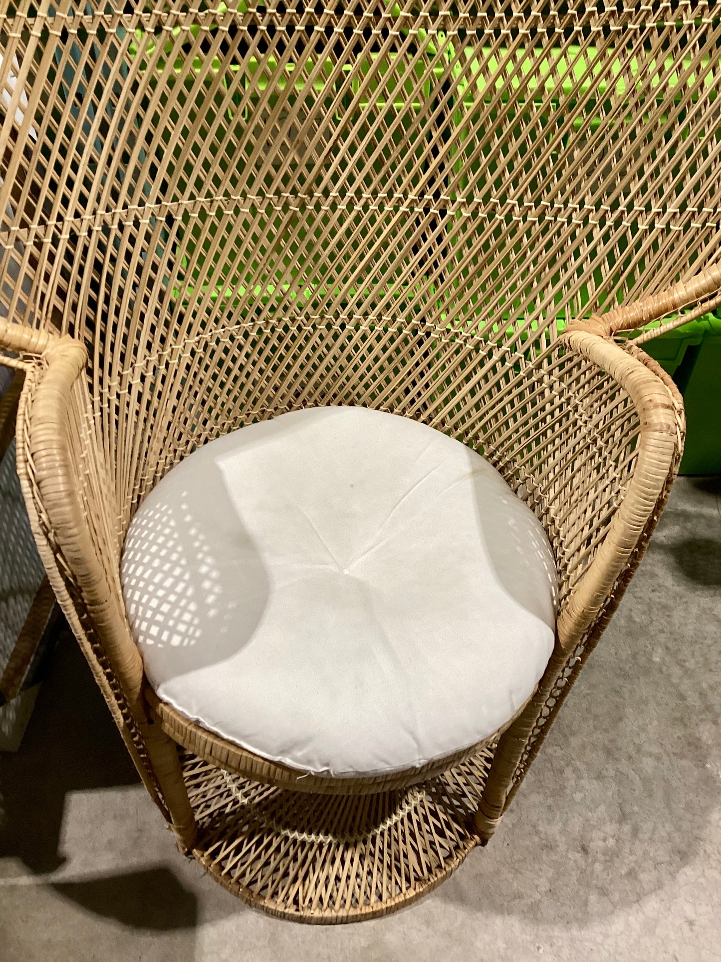 Wicker Peacock Chair