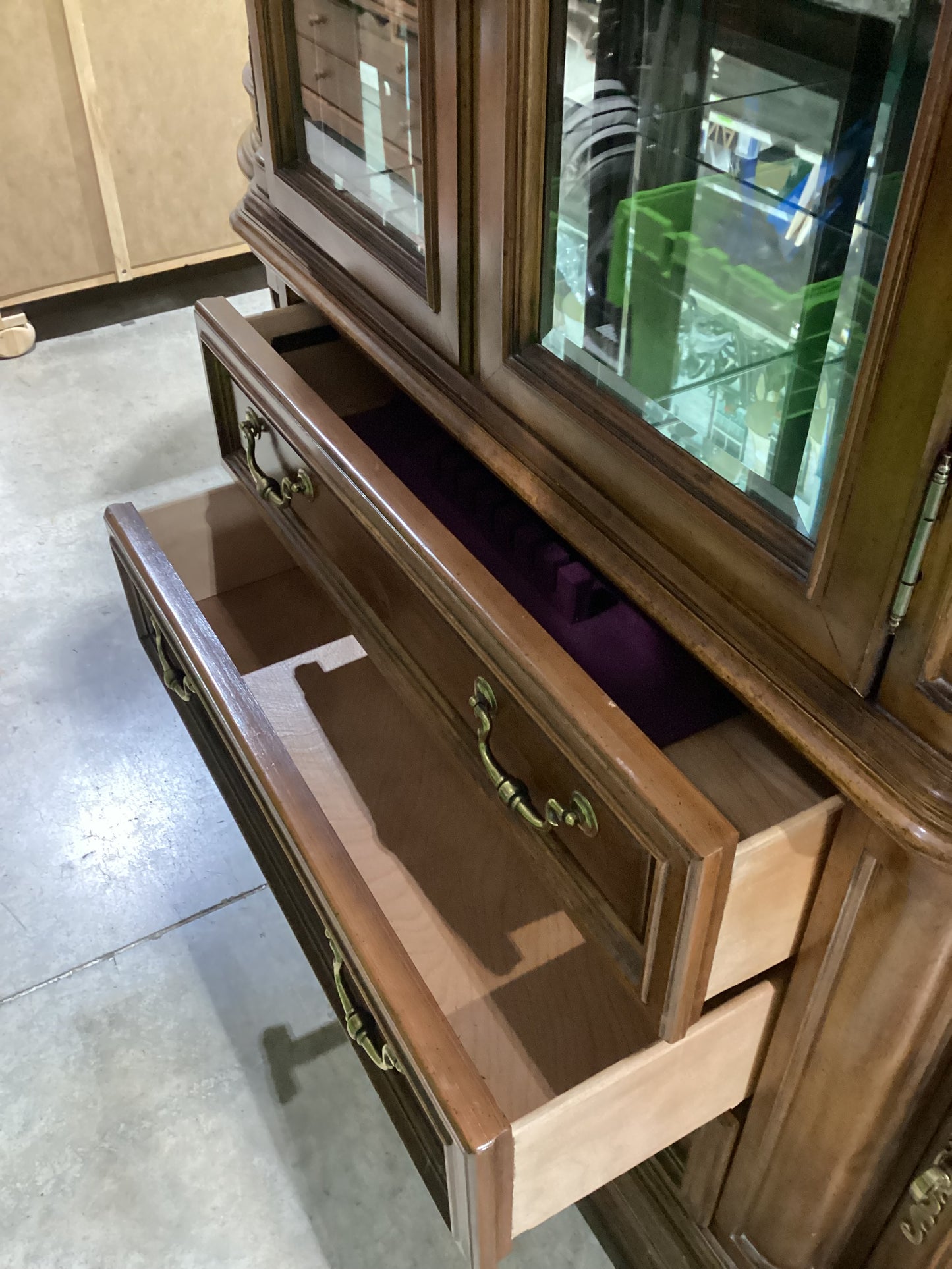Wooden China Cabinet