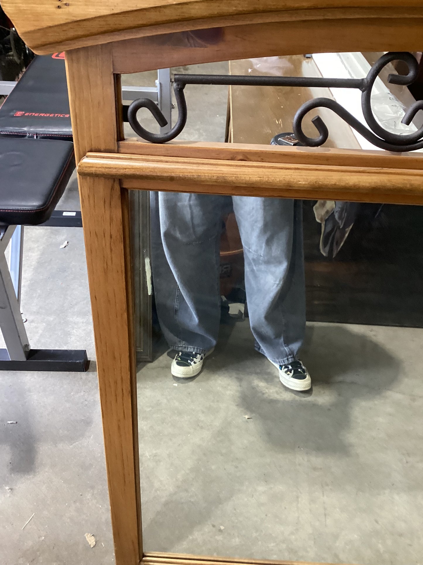 Wood Framed Wall Mirror