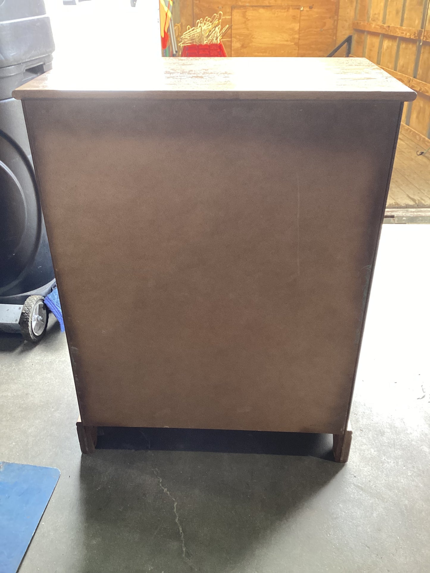 Wood 4-Drawer Dresser