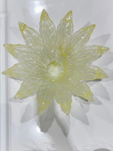 Flower Shaped Glass Bowl